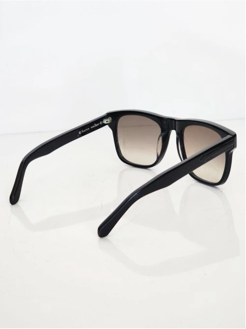 KAREN WALKER Pilgrim Square Gradient‎ Sunglasses Black 09904016